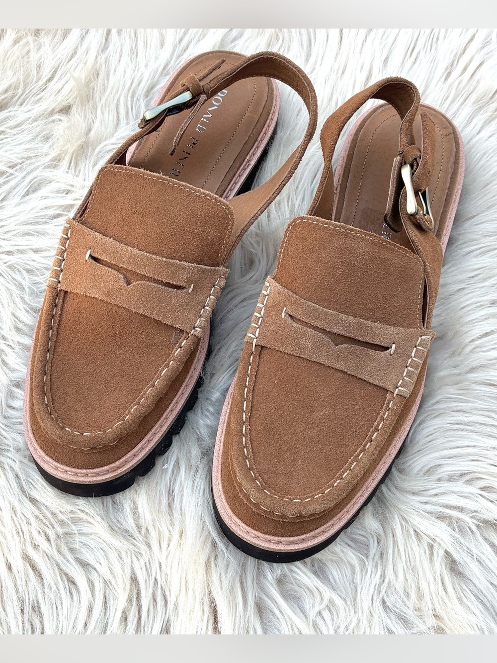Donald J Pliner NWOT Women's Halie Slingback Loafers Sz 10 - Picture 3 of 8